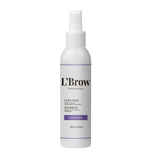 

L`BROW Обезжириватель Cleanser для бровей (Лаванда) 100.0, Обезжириватель Cleanser для бровей (Лаванда)