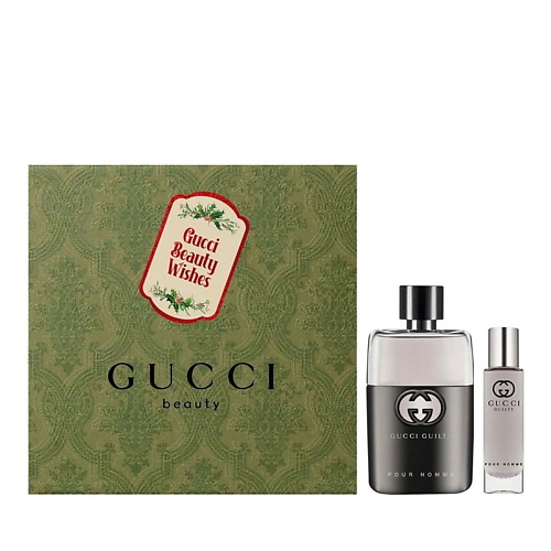 GUCCI Набор Guilty Pour Homme: Туалетная вода + Туалетная вода в дорожном формате