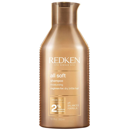 REDKEN Питательный смягчающий шампунь All Soft, для сухих и жестких волос 300.0