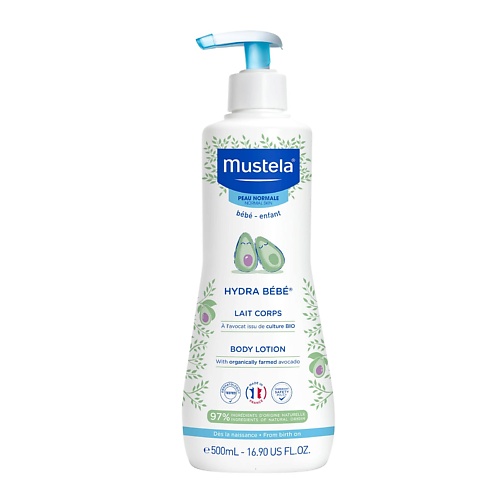 MUSTELA Увлажняющий лосьон для тела с авокадо Hydra Bebe 500.0