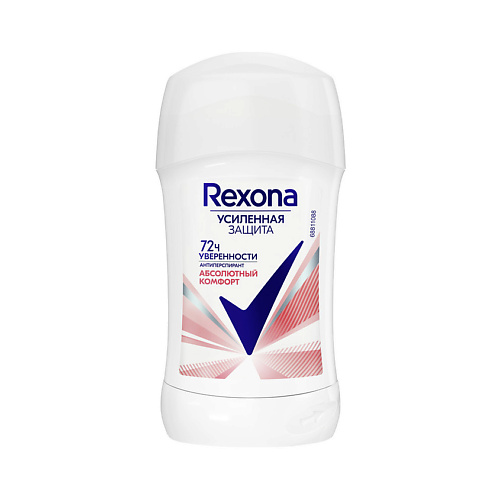 

REXONA Дезодорант-антиперспирант карандаш усиленная защита Абсолютный комфорт, Дезодорант-антиперспирант карандаш усиленная защита Абсолютный комфорт