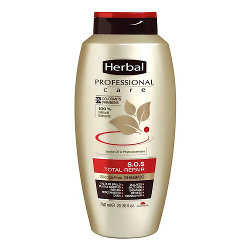 

HERBAL Шампунь тотальное восстановление Professional Care Total Repair Shampoo, Шампунь тотальное восстановление Professional Care Total Repair Shampoo