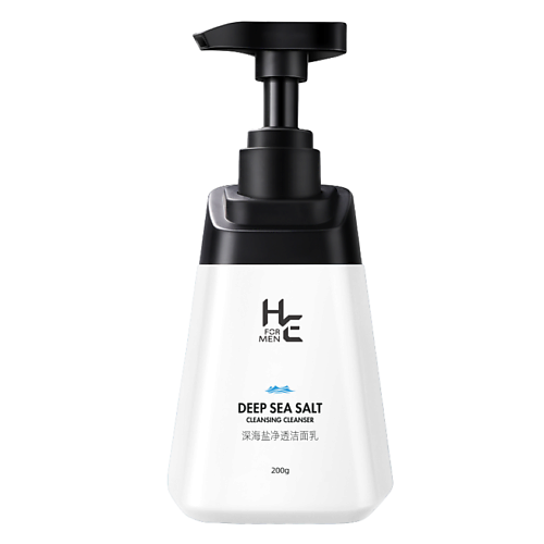 HE FOR MEN Очищающий гель для лица НЕ DEEP SEA SALT c морской солью