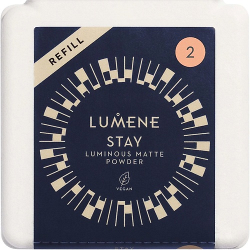 

LUMENE Компактная пудра Stay Luminous Matte Powder, сменный блок, Компактная пудра Stay Luminous Matte Powder, сменный блок