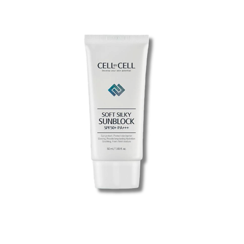 

CELLBYCELL Солнцезащитный крем-шелк Soft silky Sun Block SPF50+ PA+++ 50.0, Солнцезащитный крем-шелк Soft silky Sun Block SPF50+ PA+++