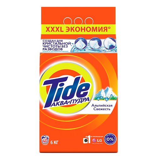 TIDE Стиральный порошок автомат Альпийская Свежесть