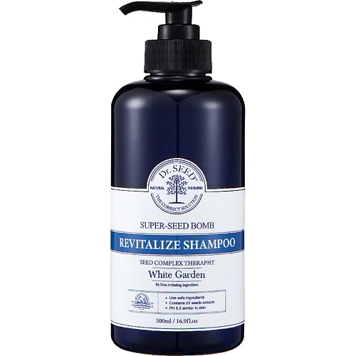 фото Dr. seed шампунь для волос с ароматом букета белых цветов revitalize shampoo white garden