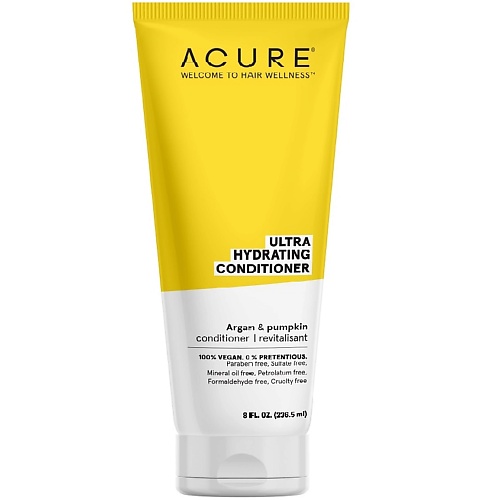 

ACURE Кондиционер увлажняющий арган и тыква Ultra Hydrating Conditioner Argan, Кондиционер увлажняющий арган и тыква Ultra Hydrating Conditioner Argan