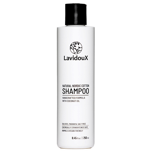 

LAVIDOUX Шампунь с экстрактом скандинавского хлопка Natural Nordic Cotton Shampoo, Шампунь с экстрактом скандинавского хлопка Natural Nordic Cotton Shampoo