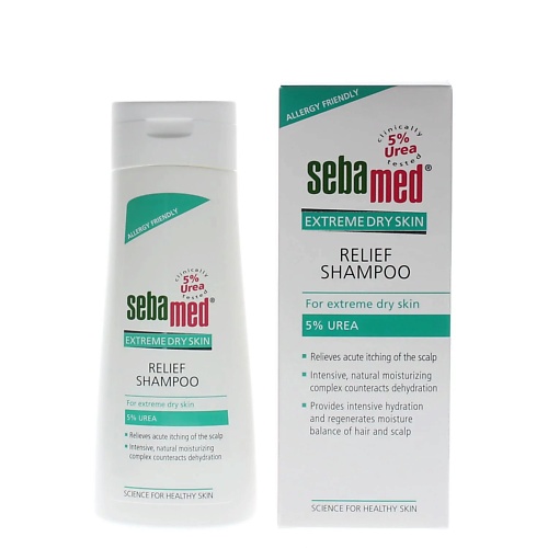 SEBAMED Успокаивающий шампунь Urea Relief с 5 мочевины для сухой кожи головы 2000 2338₽