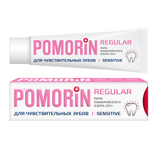 

POMORIN Зубная паста Pomorin Regular Для чувствительных зубов 100.0, Зубная паста Pomorin Regular Для чувствительных зубов