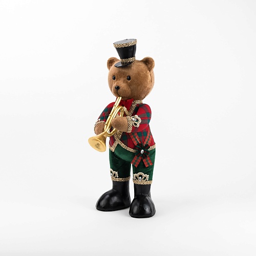 

ARYA HOME COLLECTION Рождественское украшение Musician Bear French horn, Рождественское украшение Musician Bear French horn