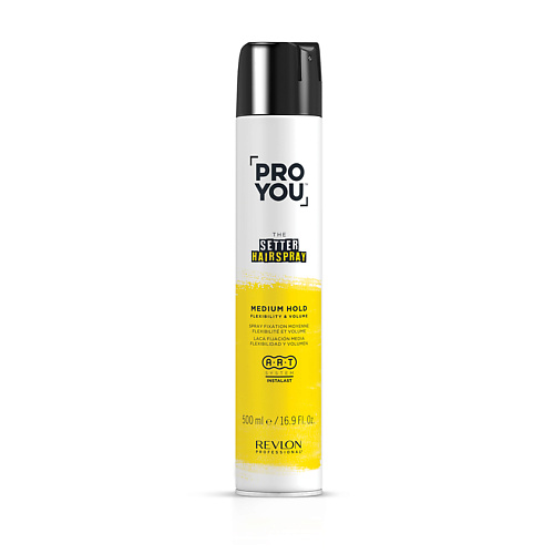 

REVLON PROFESSIONAL Лак средней фиксации Pro You Setter Hairspray Medium Hold Flexibility & Volume, Лак средней фиксации Pro You Setter Hairspray Medium Hold Flexibility & Volume