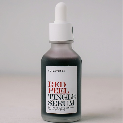 

SO NATURAL Тонизирующая сыворотка с эффектом покалывания Red Peel Tingle Serum 35.0, Тонизирующая сыворотка с эффектом покалывания Red Peel Tingle Serum