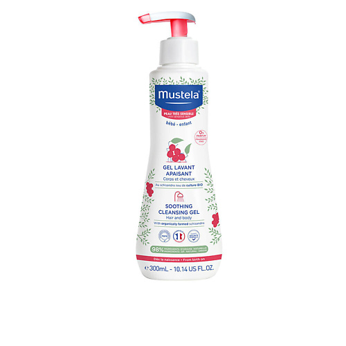 MUSTELA Гель-шампунь для тела и волос Soothing Cleansing Gel для чувствительной кожи 3000 2075₽