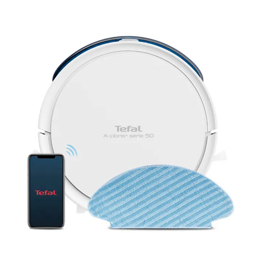 

TEFAL Робот-пылесос 4в1 X-plorer Serie 50 RG7387WH, Робот-пылесос 4в1 X-plorer Serie 50 RG7387WH