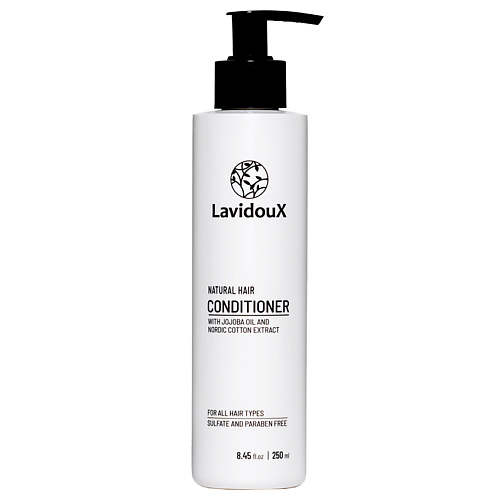 LAVIDOUX Кондиционер для волос с экстрактом скандинавского хлопка Natural Hair Conditioner