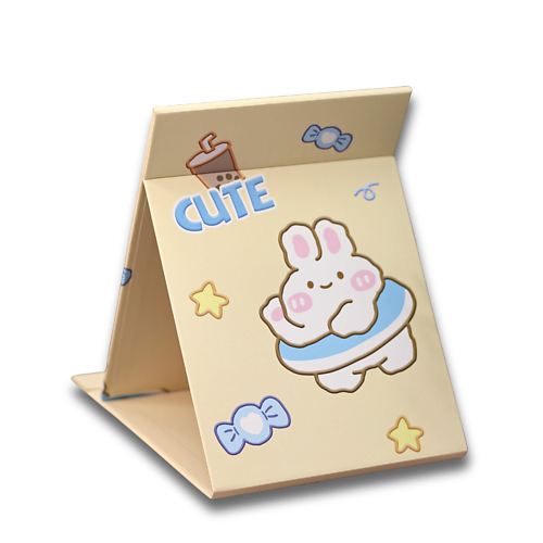 ILIKEGIFT Зеркало настольное Cute bunny yellow