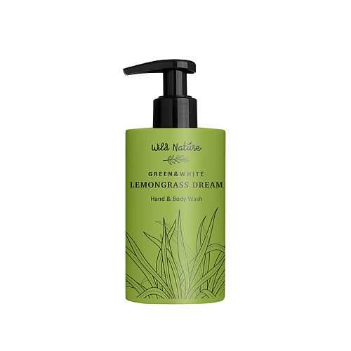 WILD NATURE Гель для мытья рук и тела Green White Lemongrass Dream Hand Body Wash 799₽