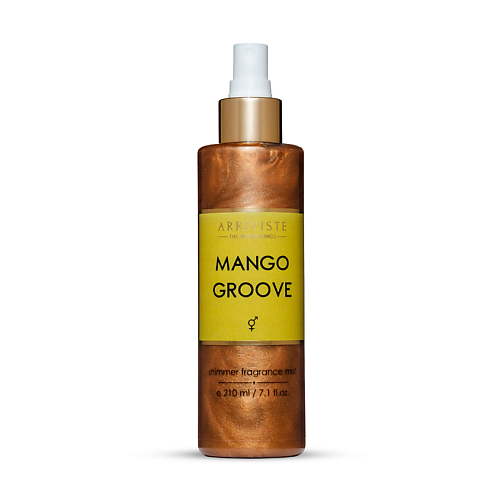 фото Arriviste спрей для тела с шиммером mango groove 210