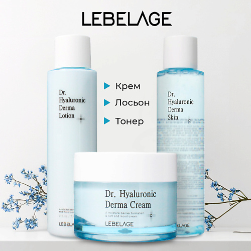 LEBELAGE Dr Derma Hyaluronic Набор для глубокого питания и восстановления кожи лица 3999₽