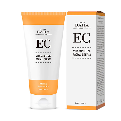 COS DE BAHA Крем-гель для лица ВИТАМИН Е EC120 Vitamin E gel cream 1570 1405₽