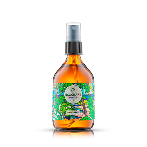 

ECOCRAFT Тоник для жирной кожи Лайм и мята Lime & Mint Facial Tonic, Тоник для жирной кожи Лайм и мята Lime & Mint Facial Tonic