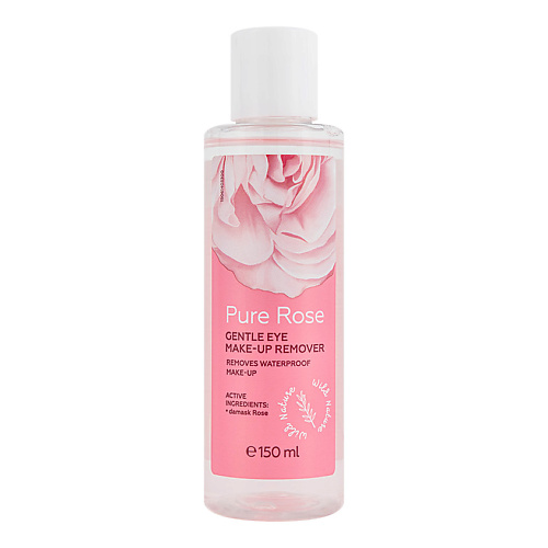 

WILD NATURE Средство для снятия макияжа с глаз Pure Rose Gentle eye make-up remover, Средство для снятия макияжа с глаз Pure Rose Gentle eye make-up remover