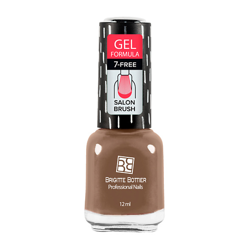 BRIGITTE BOTTIER Лак для ногтей GEL FORMULA тон 01 прозрачный 129₽