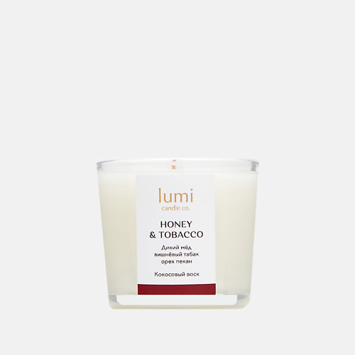 

LUMI CANDLE CO. Ароматическая свеча petite Honey & tobacco 90, Ароматическая свеча petite Honey & tobacco