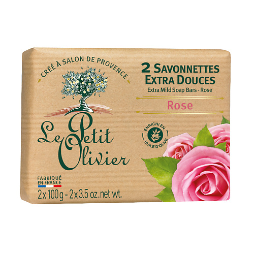 LE PETIT OLIVIER Мыло нежное Роза Rose Soap