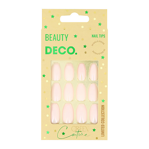 

DECO. Набор накладных ногтей GREEN COUTURE, Набор накладных ногтей GREEN COUTURE