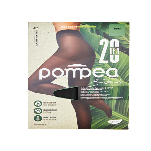 

POMPEA Колготки ECO FRIENDLY 20 den nero, Колготки ECO FRIENDLY 20 den nero