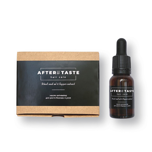 

AFTERTASTE Масло-активатор для роста бороды и усов "Woad seed & Pepper extract" 15.0, Масло-активатор для роста бороды и усов "Woad seed & Pepper extract"