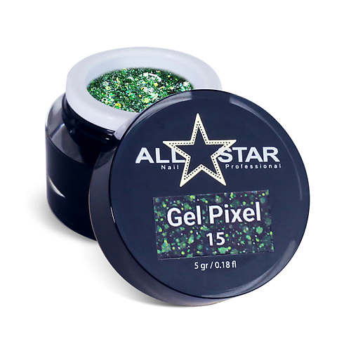 ALL STAR PROFESSIONAL Гель для дизайна ногтей, Gel Pixel 01