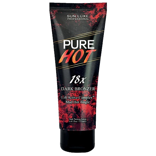 фото Sun luxe professional крем для загара в солярии "pure hot 18х" с тингл-эффектом 125.0