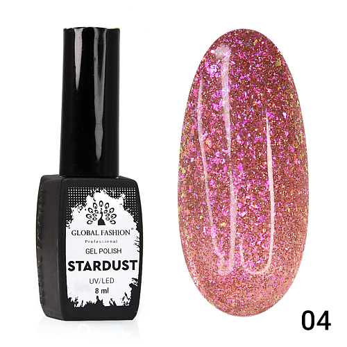 GLOBAL FASHION Гель лак Stardust 01