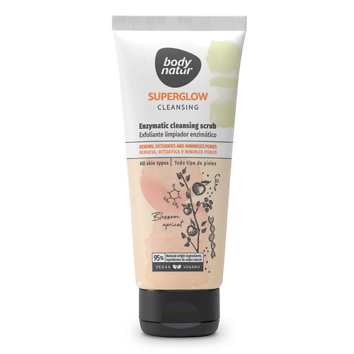 Скрабы для лица  Летуаль BODY NATUR Скраб очищающий с энзимами Superglow Cleansing Enzymatic Cleansing Scrub