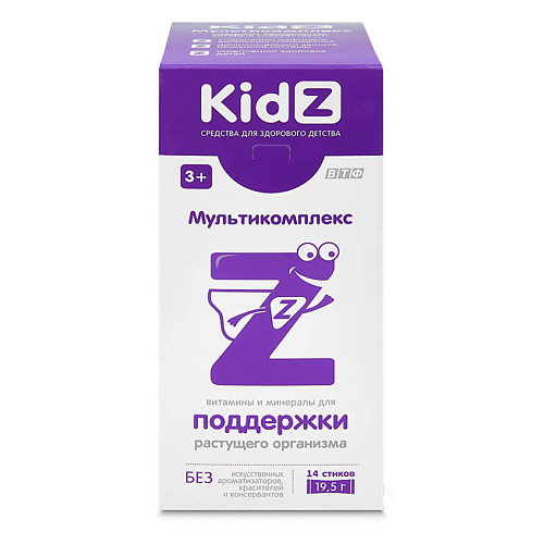 БАДы для детей KIDZ Мультикомплекс желейный батончик для детей