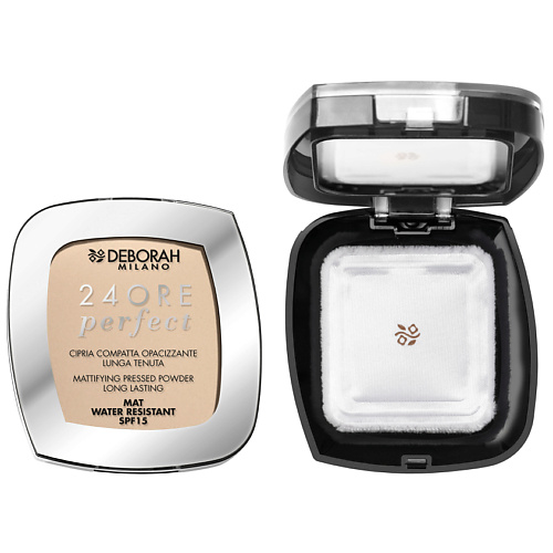 

DEBORAH MILANO DEBORAH Пудра для лица матирующая стойкая 24Ore Perfect Compact Powder, DEBORAH Пудра для лица матирующая стойкая 24Ore Perfect Compact Powder