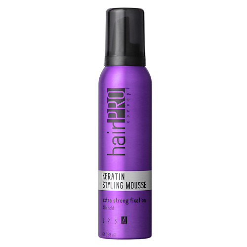 

HAIR PRO CONCEPT Мусс для укладки c кератином Keratin Styling Mousse, Мусс для укладки c кератином Keratin Styling Mousse