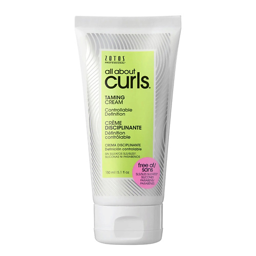 

ALL ABOUT CURLS Крем для придания формы вьющимся волосам Taming Cream, Крем для придания формы вьющимся волосам Taming Cream