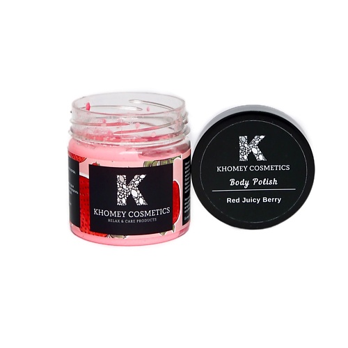 

KHOMEY COSMETICS Соляная Скраб-Полироль для тела Red Juicy Berry, свежая клубника 180.0, Соляная Скраб-Полироль для тела Red Juicy Berry, свежая клубника