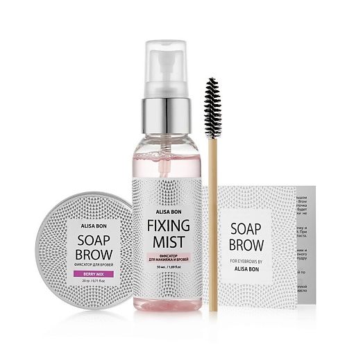 

ALISA BON Набор для фиксации бровей Magic Brow Soap Ягодный микс, Набор для фиксации бровей Magic Brow Soap Ягодный микс