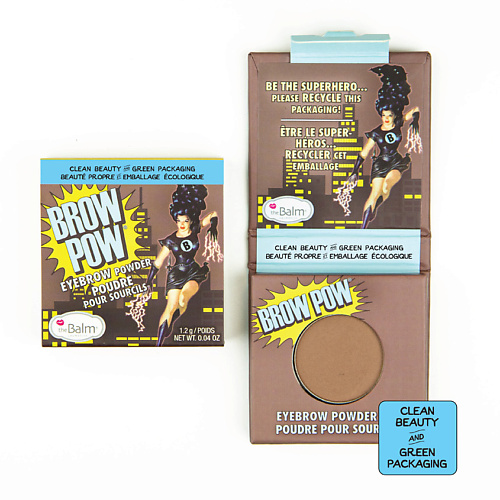 

THEBALM Пудра-тени для бровей BrowPow, Пудра-тени для бровей BrowPow