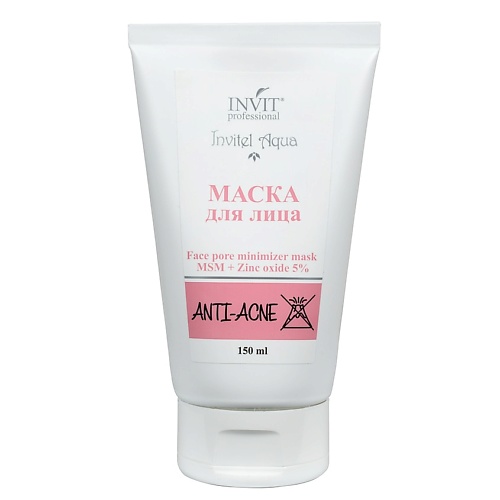 

INVIT Маска для лица Face pore minimizer mask MSM + Zinc oxide 5% 150.0, Маска для лица Face pore minimizer mask MSM + Zinc oxide 5%