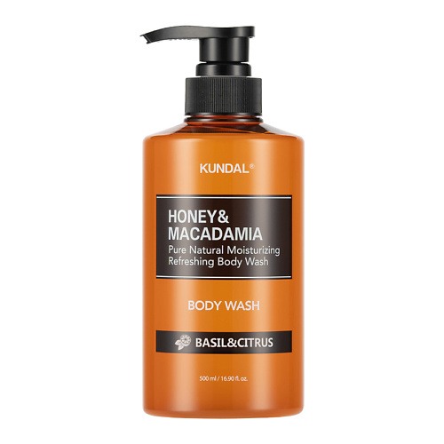 KUNDAL Гель для душа Базилик и Цитрус Honey Macadamia Body Wash 1614₽