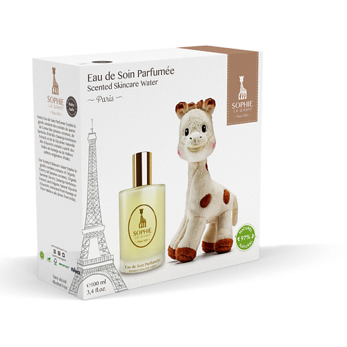 фото Sophie la girafe набор eau de soin parfumee c мягкой игрушкой