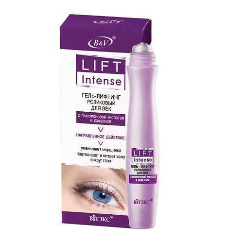 

ВИТЭКС Lift INTENSE Гель-лифтинг роликовый для век с гиалуроновой кислотой и кофеином 15, Lift INTENSE Гель-лифтинг роликовый для век с гиалуроновой кислотой и кофеином