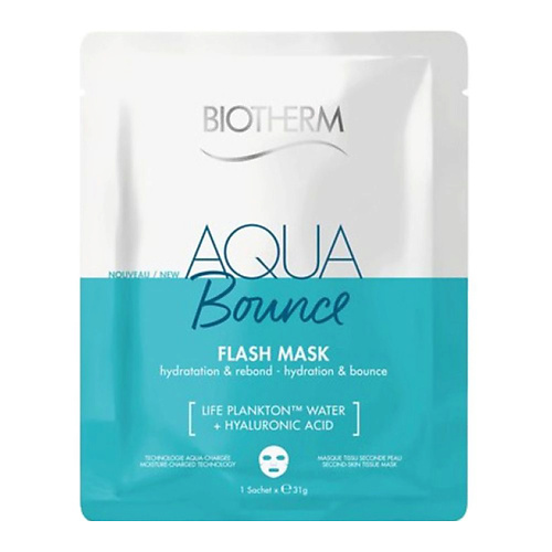 BIOTHERM Тканевая маска для лица Увлажнение и Упругость Aqua Bounce 999₽